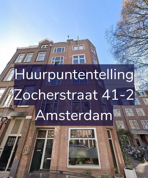 Foto gevel Huurpuntentelling voor Zocherstraat 41-2, Amsterdam