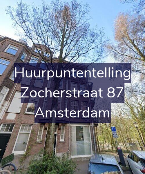 Foto gevel Huurpuntentelling voor Zocherstraat 87, Amsterdam