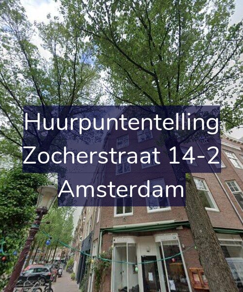 Foto gevel Huurpuntentelling voor Zocherstraat 14-2, Amsterdam