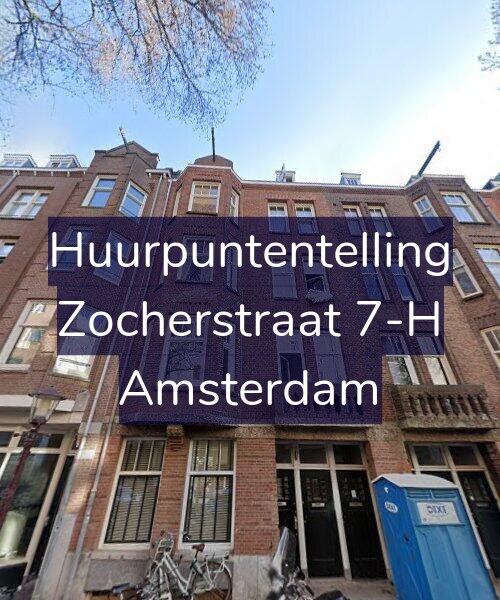 Foto gevel Huurpuntentelling voor Zocherstraat 7-H, Amsterdam