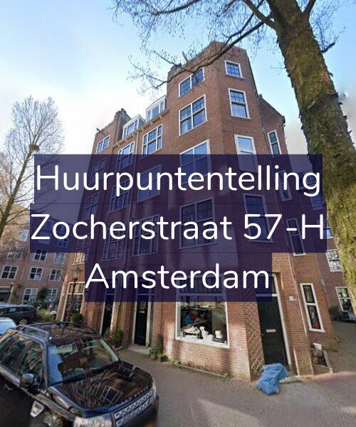 Foto gevel Huurpuntentelling voor Zocherstraat 57-H, Amsterdam