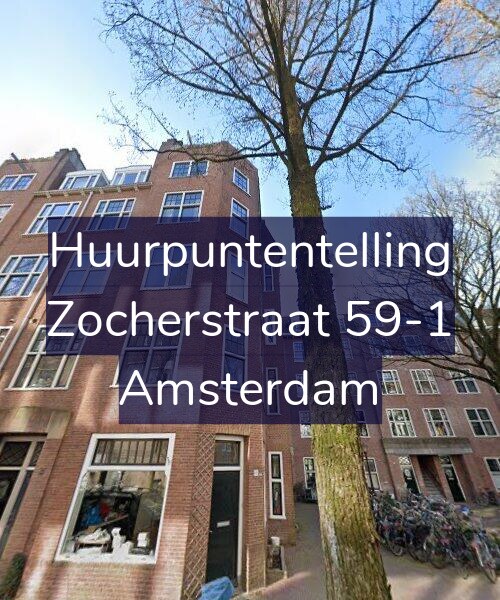 Foto gevel Huurpuntentelling voor Zocherstraat 59-1, Amsterdam