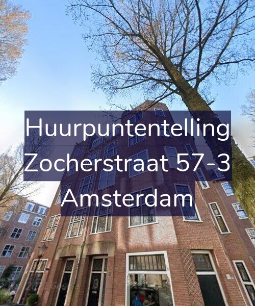 Foto gevel Huurpuntentelling voor Zocherstraat 57-3, Amsterdam