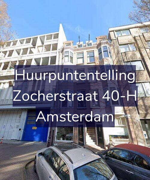 Foto gevel Huurpuntentelling voor Zocherstraat 40-H, Amsterdam