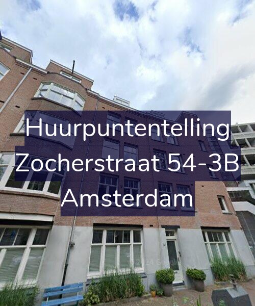 Foto gevel Huurpuntentelling voor Zocherstraat 54-3B, Amsterdam