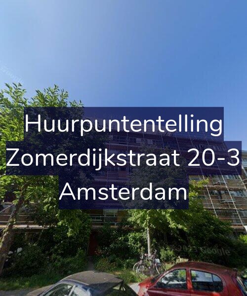 Foto gevel Huurpuntentelling voor Zomerdijkstraat 20-3, Amsterdam