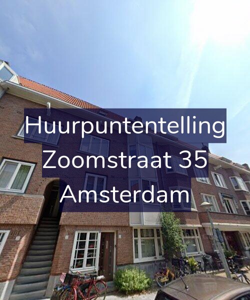 Foto gevel Huurpuntentelling voor Zoomstraat 35, Amsterdam