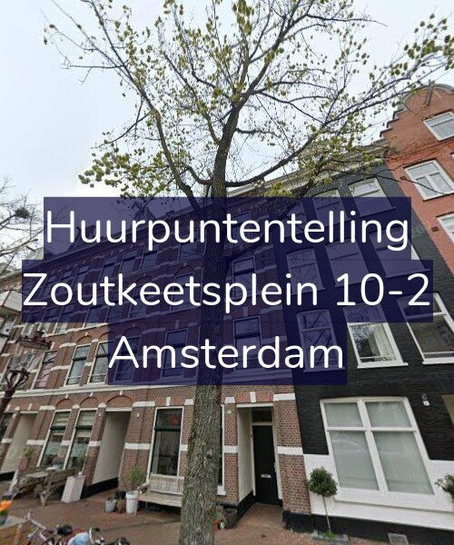 Foto gevel Huurpuntentelling voor Zoutkeetsplein 10-2, Amsterdam