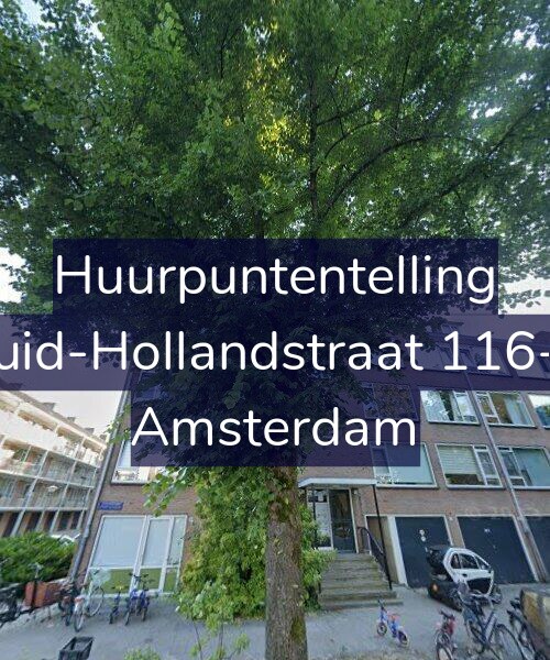 Foto gevel Huurpuntentelling voor Zuid-Hollandstraat 116-3, Amsterdam