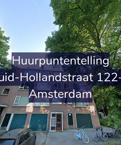 Foto gevel Huurpuntentelling voor Zuid-Hollandstraat 122-3, Amsterdam
