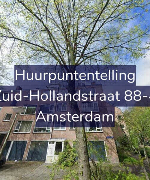 Foto gevel Huurpuntentelling voor Zuid-Hollandstraat 88-4, Amsterdam