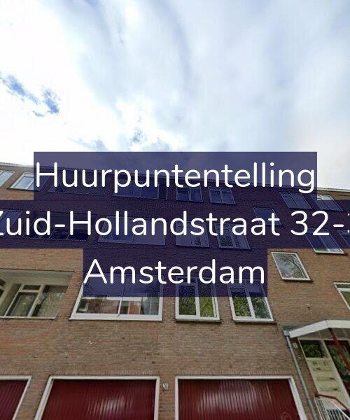 Foto gevel Huurpuntentelling voor Zuid-Hollandstraat 32-3, Amsterdam