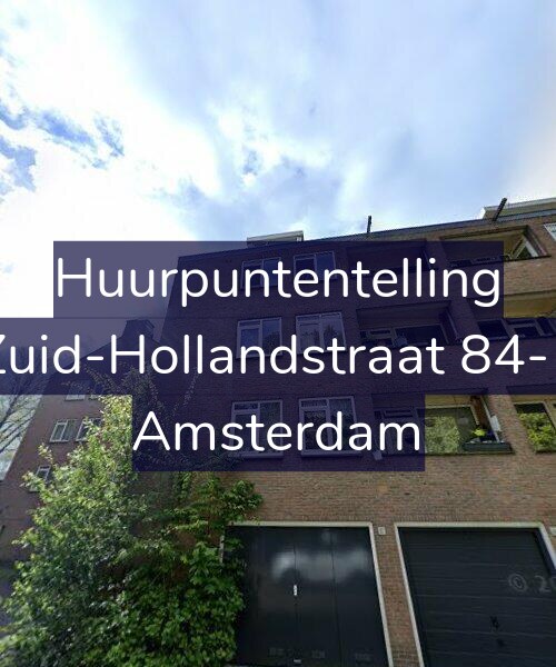 Foto gevel Huurpuntentelling voor Zuid-Hollandstraat 84-1, Amsterdam