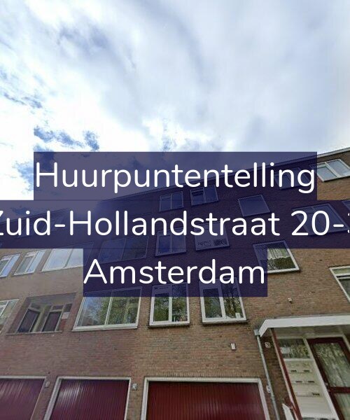 Foto gevel Huurpuntentelling voor Zuid-Hollandstraat 20-3, Amsterdam