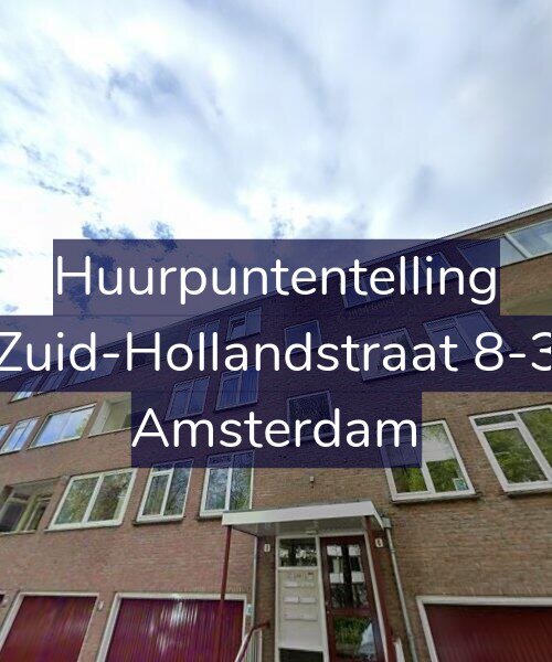 Foto gevel Huurpuntentelling voor Zuid-Hollandstraat 8-3, Amsterdam