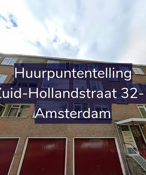Foto gevel Huurpuntentelling voor Zuid-Hollandstraat 32-1, Amsterdam