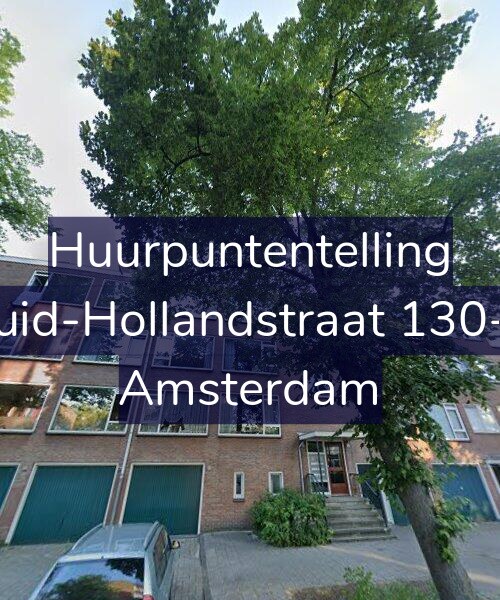 Foto gevel Huurpuntentelling voor Zuid-Hollandstraat 130-2, Amsterdam