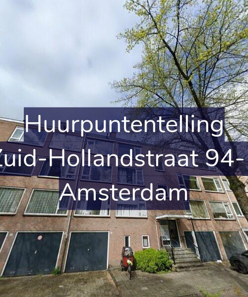 Foto gevel Huurpuntentelling voor Zuid-Hollandstraat 94-1, Amsterdam
