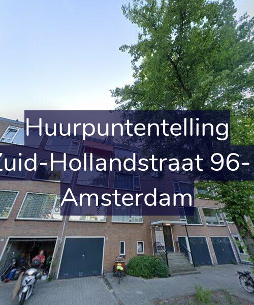 Foto gevel Huurpuntentelling voor Zuid-Hollandstraat 96-1, Amsterdam
