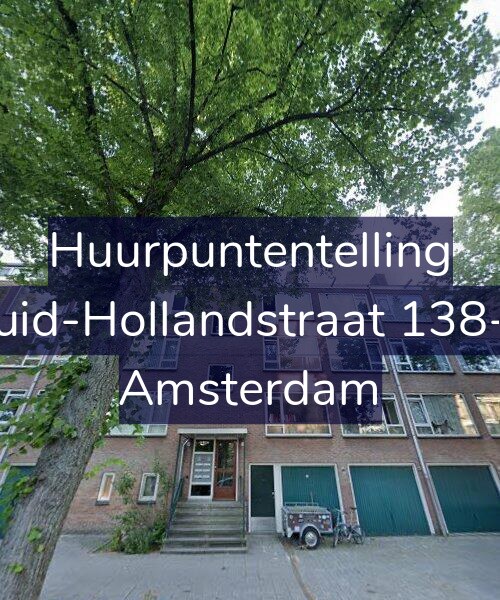 Foto gevel Huurpuntentelling voor Zuid-Hollandstraat 138-3, Amsterdam