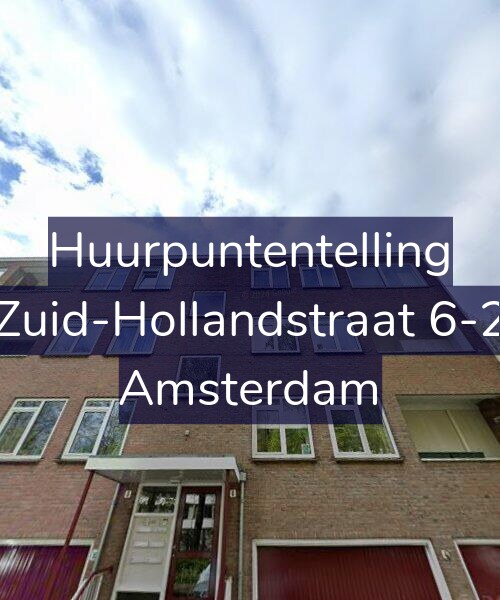Foto gevel Huurpuntentelling voor Zuid-Hollandstraat 6-2, Amsterdam