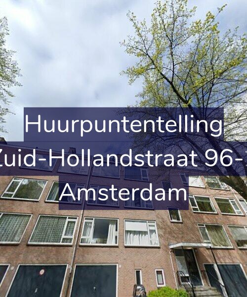 Foto gevel Huurpuntentelling voor Zuid-Hollandstraat 96-2, Amsterdam