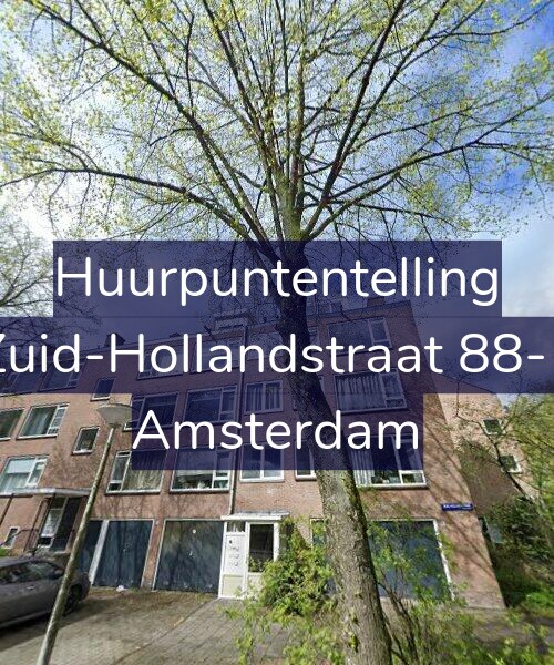 Foto gevel Huurpuntentelling voor Zuid-Hollandstraat 88-1, Amsterdam
