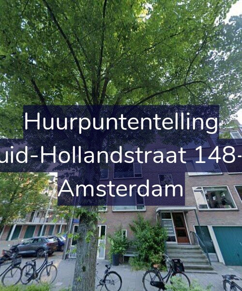 Foto gevel Huurpuntentelling voor Zuid-Hollandstraat 148-1, Amsterdam
