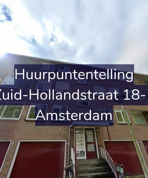 Foto gevel Huurpuntentelling voor Zuid-Hollandstraat 18-1, Amsterdam