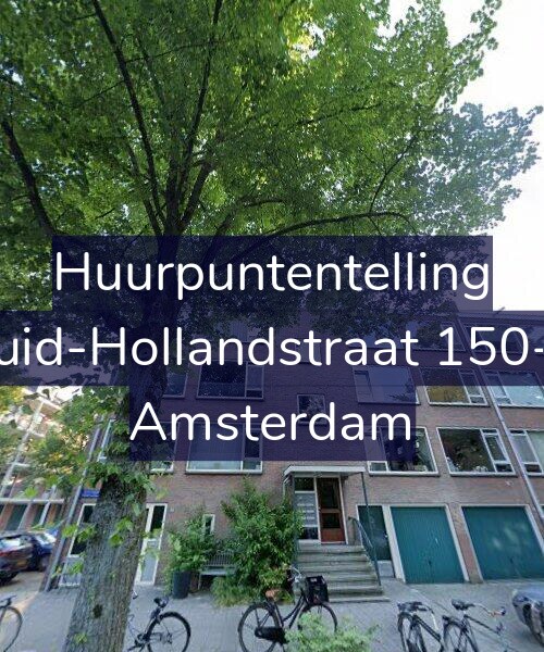 Foto gevel Huurpuntentelling voor Zuid-Hollandstraat 150-1, Amsterdam