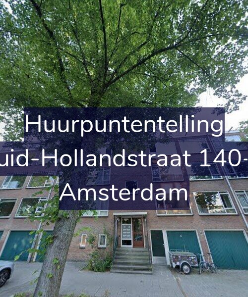 Foto gevel Huurpuntentelling voor Zuid-Hollandstraat 140-1, Amsterdam
