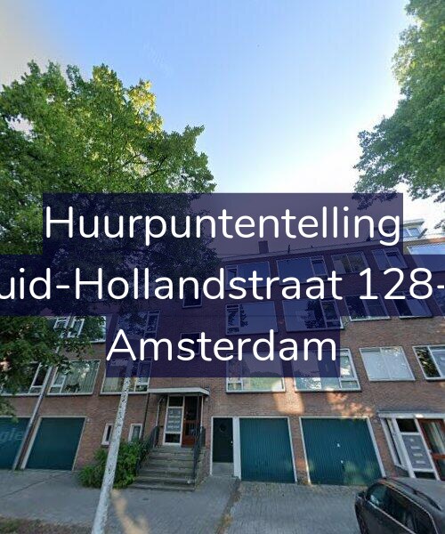 Foto gevel Huurpuntentelling voor Zuid-Hollandstraat 128-3, Amsterdam