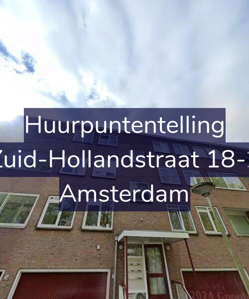 Foto gevel Huurpuntentelling voor Zuid-Hollandstraat 18-2, Amsterdam