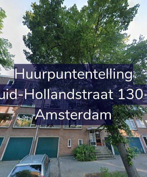 Foto gevel Huurpuntentelling voor Zuid-Hollandstraat 130-3, Amsterdam
