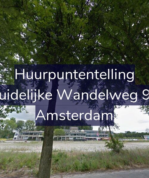Foto gevel Huurpuntentelling voor Zuidelijke Wandelweg 93, Amsterdam