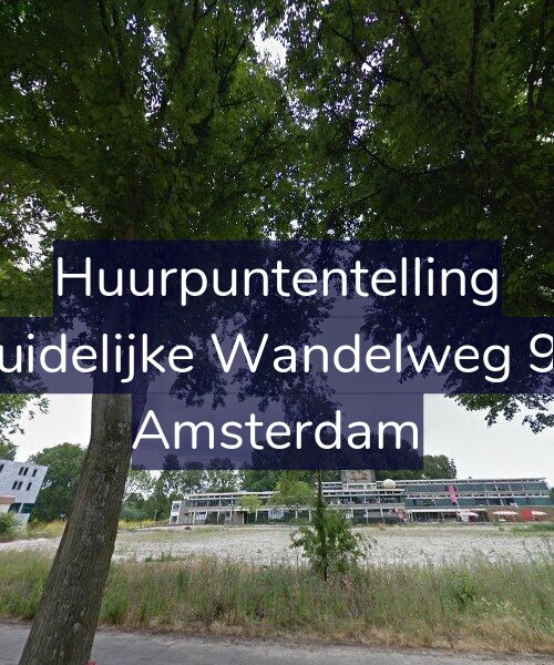 Foto gevel Huurpuntentelling voor Zuidelijke Wandelweg 97, Amsterdam