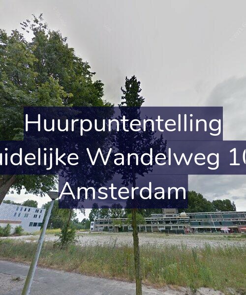 Foto gevel Huurpuntentelling voor Zuidelijke Wandelweg 107, Amsterdam