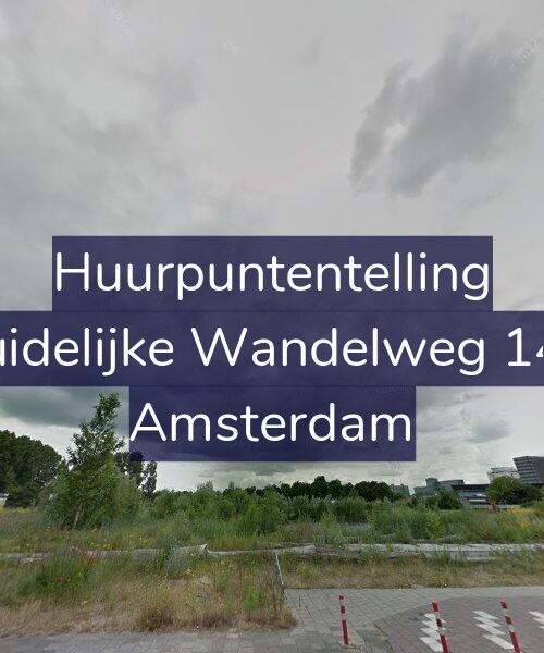 Foto gevel Huurpuntentelling voor Zuidelijke Wandelweg 141, Amsterdam