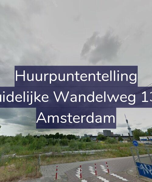 Foto gevel Huurpuntentelling voor Zuidelijke Wandelweg 135, Amsterdam