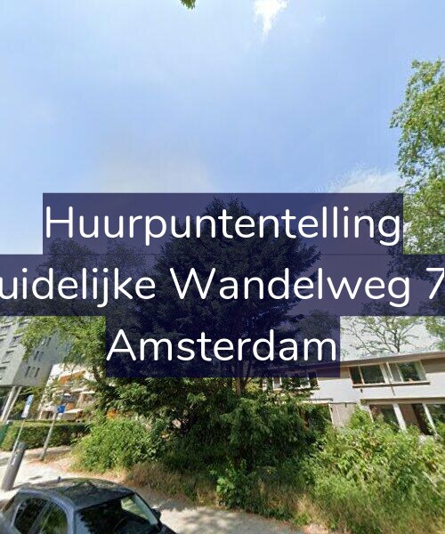 Foto gevel Huurpuntentelling voor Zuidelijke Wandelweg 70, Amsterdam
