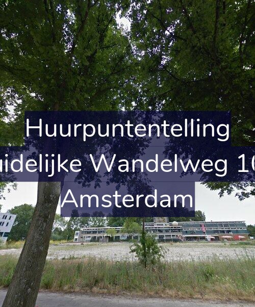 Foto gevel Huurpuntentelling voor Zuidelijke Wandelweg 101, Amsterdam