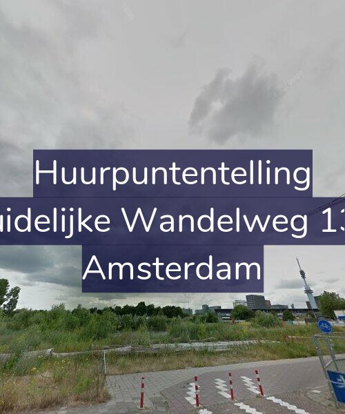 Foto gevel Huurpuntentelling voor Zuidelijke Wandelweg 133, Amsterdam