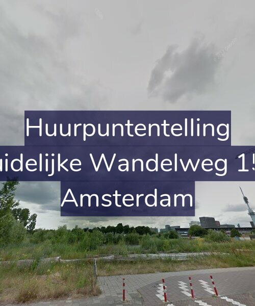 Foto gevel Huurpuntentelling voor Zuidelijke Wandelweg 159, Amsterdam