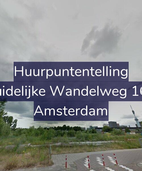 Foto gevel Huurpuntentelling voor Zuidelijke Wandelweg 163, Amsterdam