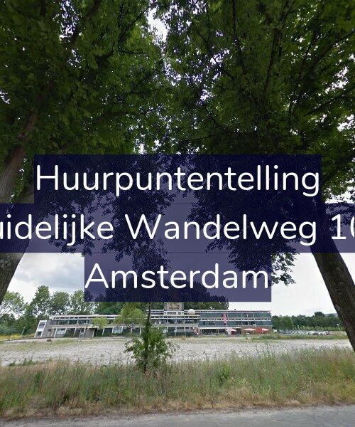 Foto gevel Huurpuntentelling voor Zuidelijke Wandelweg 105, Amsterdam