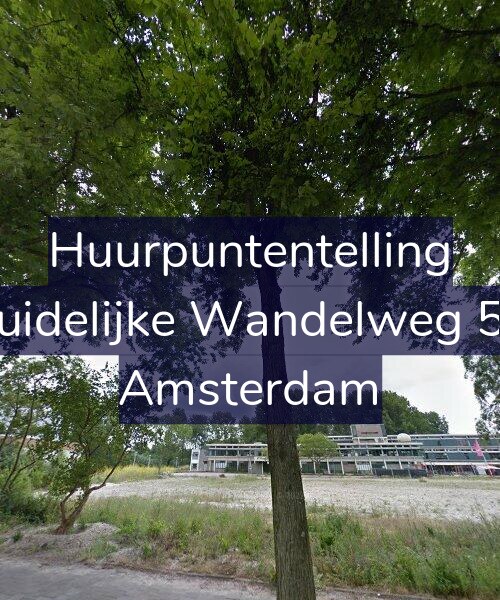 Foto gevel Huurpuntentelling voor Zuidelijke Wandelweg 55, Amsterdam