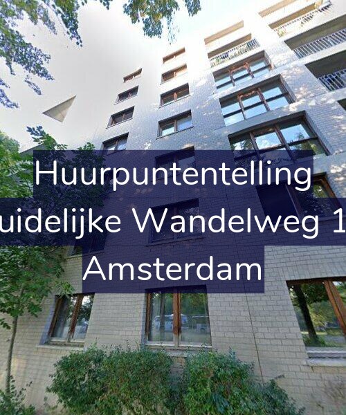 Foto gevel Huurpuntentelling voor Zuidelijke Wandelweg 12, Amsterdam