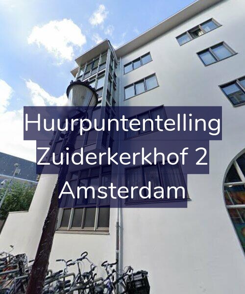Foto gevel Huurpuntentelling voor Zuiderkerkhof 2, Amsterdam