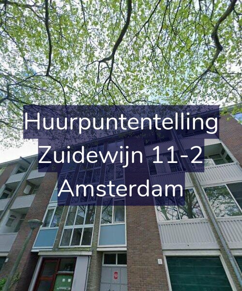 Foto gevel Huurpuntentelling voor Zuidewijn 11-2, Amsterdam
