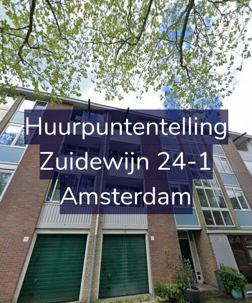 Foto gevel Huurpuntentelling voor Zuidewijn 24-1, Amsterdam